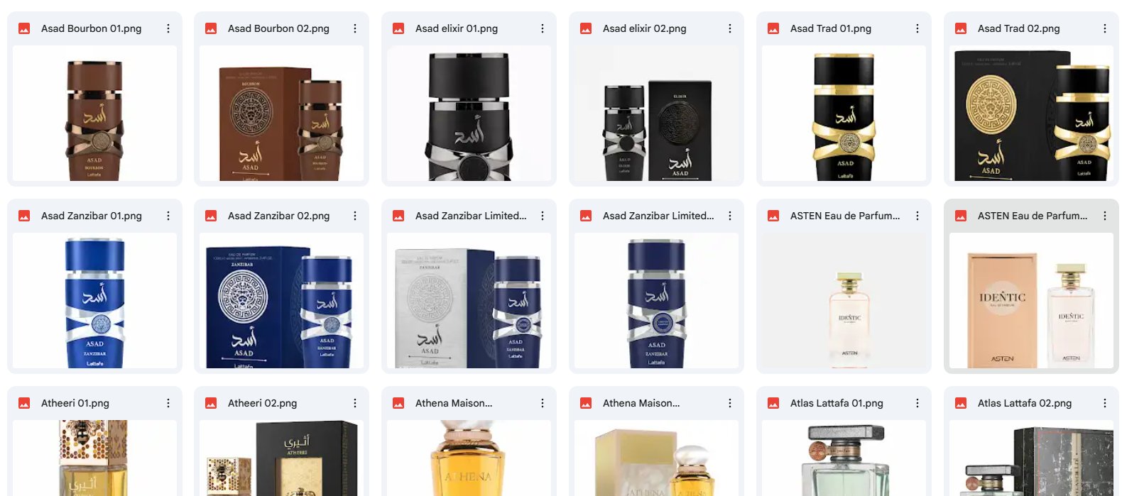 Mais perfumes árabes em PNG sem fundo